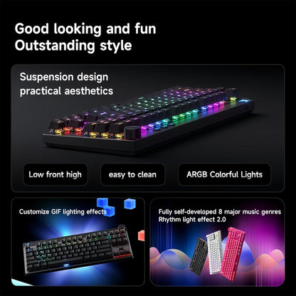 MCHOSE MIX87 8K Hall Effect TKL Magentic Gaming Keyboard Rapid Trigger SOCD DKS Wooting