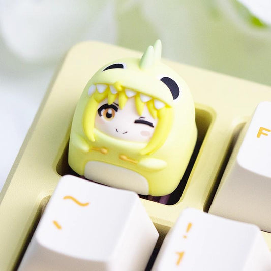 Lobo Nijika Ijichi Instrumental Ver Bocchi the Rock Anime Theme Artisan Keycaps Resin Keycap