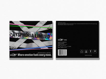 Dysphoria Maki Silicone Base NON-COATED Glass Gaming Mousepad Kaca (Hybrid-Speed)