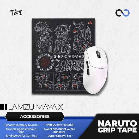 TBTL Naruto Lamzu Maya X Ultra Thin Mouse Grip tape / Anti-Slip Tape 0.45mm