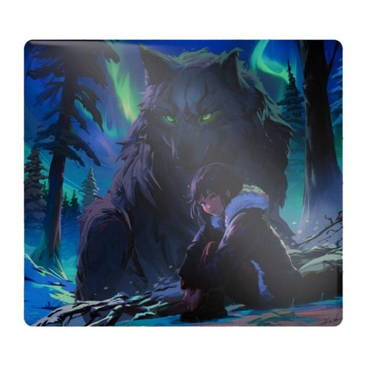 Tekkusai The Guardian Glass Gaming Mousepad Kaca (Speed) By GLSSWRKS Owner