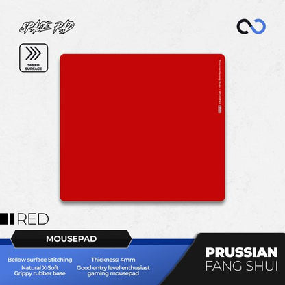 Spacepad Prussian Fang Shui Rubber Base Gaming Mousepad (Speed)