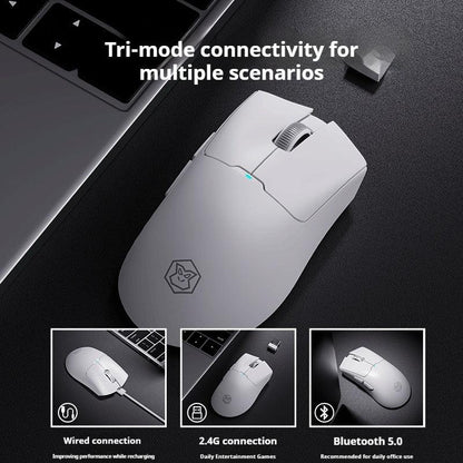 EWEADN X21 Pro Wireless Light Weight Ergonomic PAW3395 Gaming Mouse