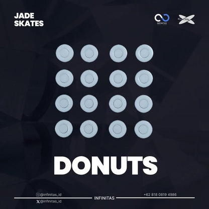 XRaypad Jade Universal Donuts PTFE Mouse Feet / Mouse Skate for Cloth Mouse pad (Speed)