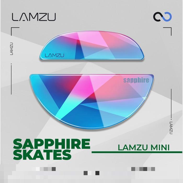 Lamzu Atlantis Sapphire Skates Sapphire mouse feet