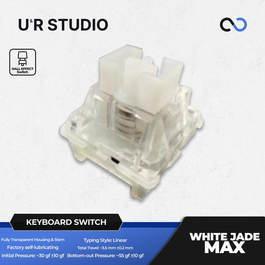 UR Studio White Jade MAX switch (Hall Effect / Magnetic)