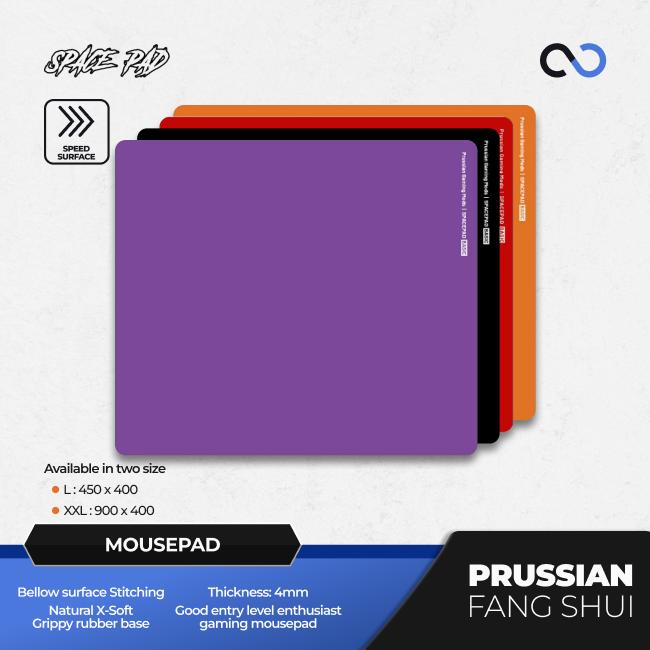 Spacepad Prussian Fang Shui Rubber Base Gaming Mousepad (Speed)