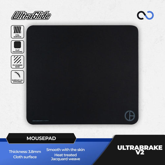 Meow Gaming Gear Ultraglide ULTRABRAKE V2 (UBV2) Poron base Gaming Mousepad (Control)