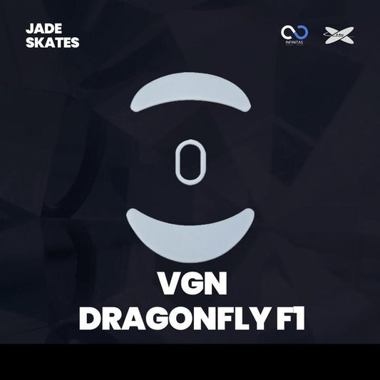 XRaypad Jade VGN Dragonfly F1 / F-1 Series PTFE Mouse Feet / Mouse Skate for Cloth Mouse pad (Speed)