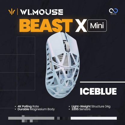 WLMouse Beast X Mini Super Light Magnesium Wireless Gaming Mouse