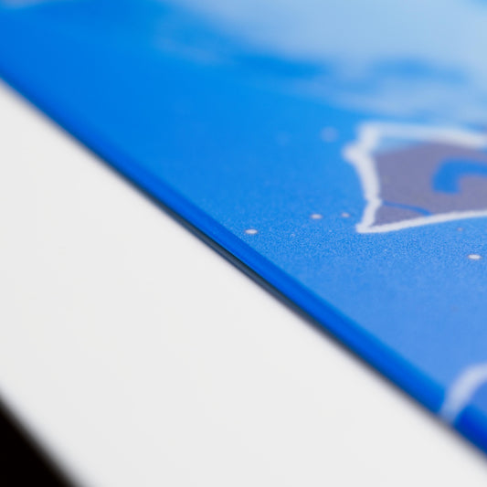 MITSUKI Yusui Silicone Base COATED Gaming Tempered Glass Mousepad Kaca (Speed)