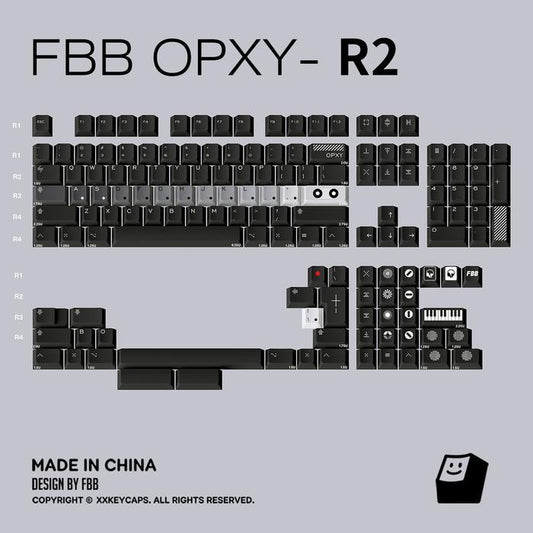 FBB OPXY R2 Keycaps Cherry Profile Dye sub PBT Keycap 146-Keys