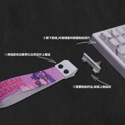 Dream Gamer Anime Strap Wooting Gaming Keyboard Universal
