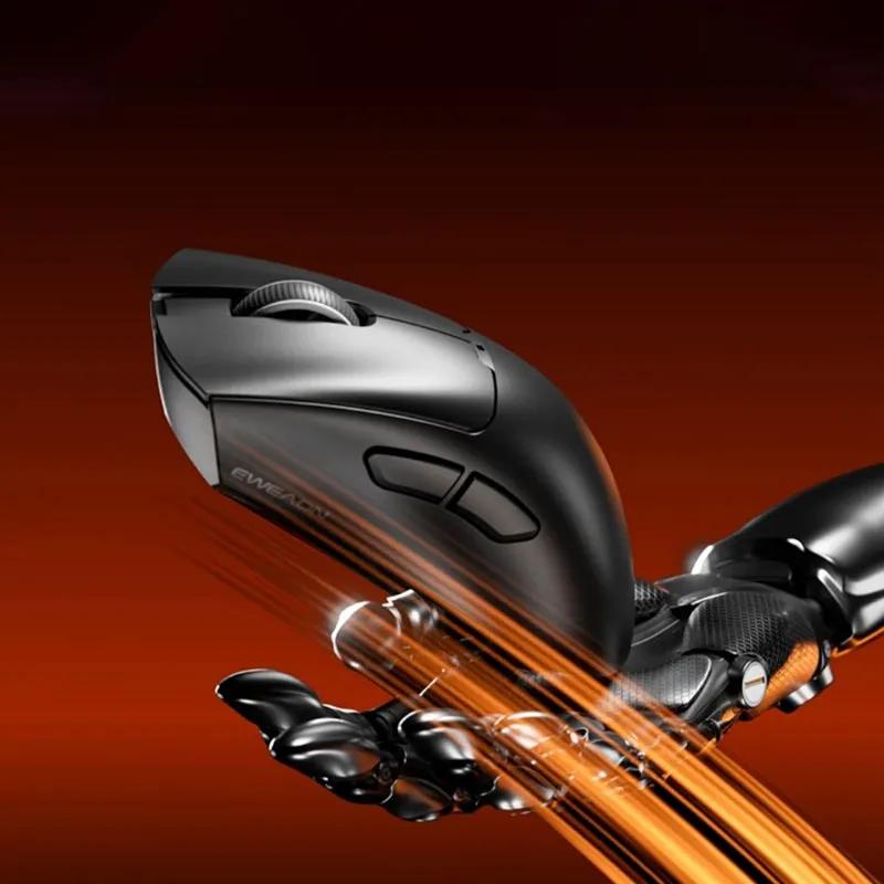 EWEADN A5 PRO Wireless Light Weight PAW3311 Ergonomic Gaming Mouse Deathadder V3 Shape