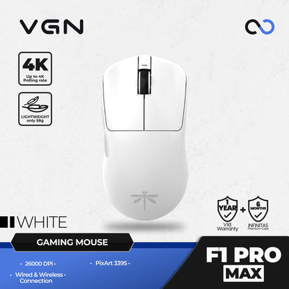 VGN Dragonfly F1 PRO MAX 4K Wireless Light Weight Gaming Mouse