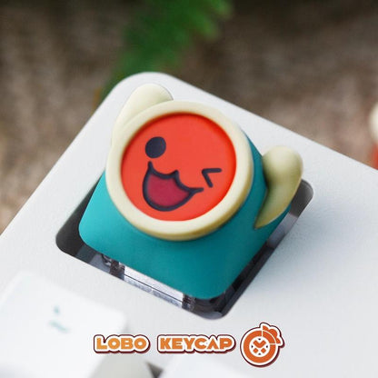 Lobo Taiko no Tatsujin Theme Artisan Keycaps Resin Keycap