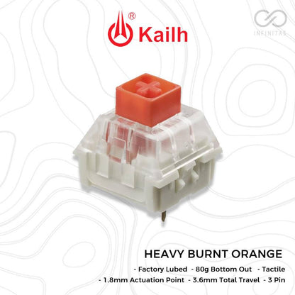 Kailh Box Heavy Burnt Orange switch (Tactile)