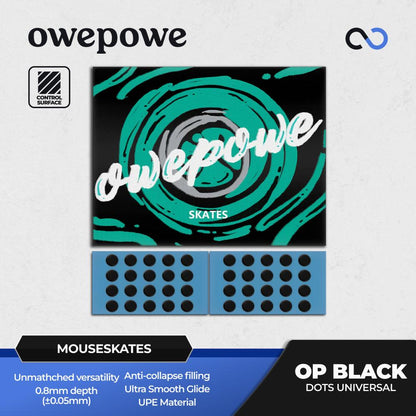 OWEPOWE OP Black Universal Gaming Mouse Feet / Mouse Skate UPE (Control)