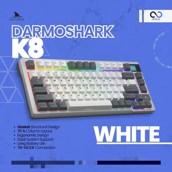 Darmoshark K8 / K-8 3 Mode Gasket Mount 75% Mechanical Keyboard