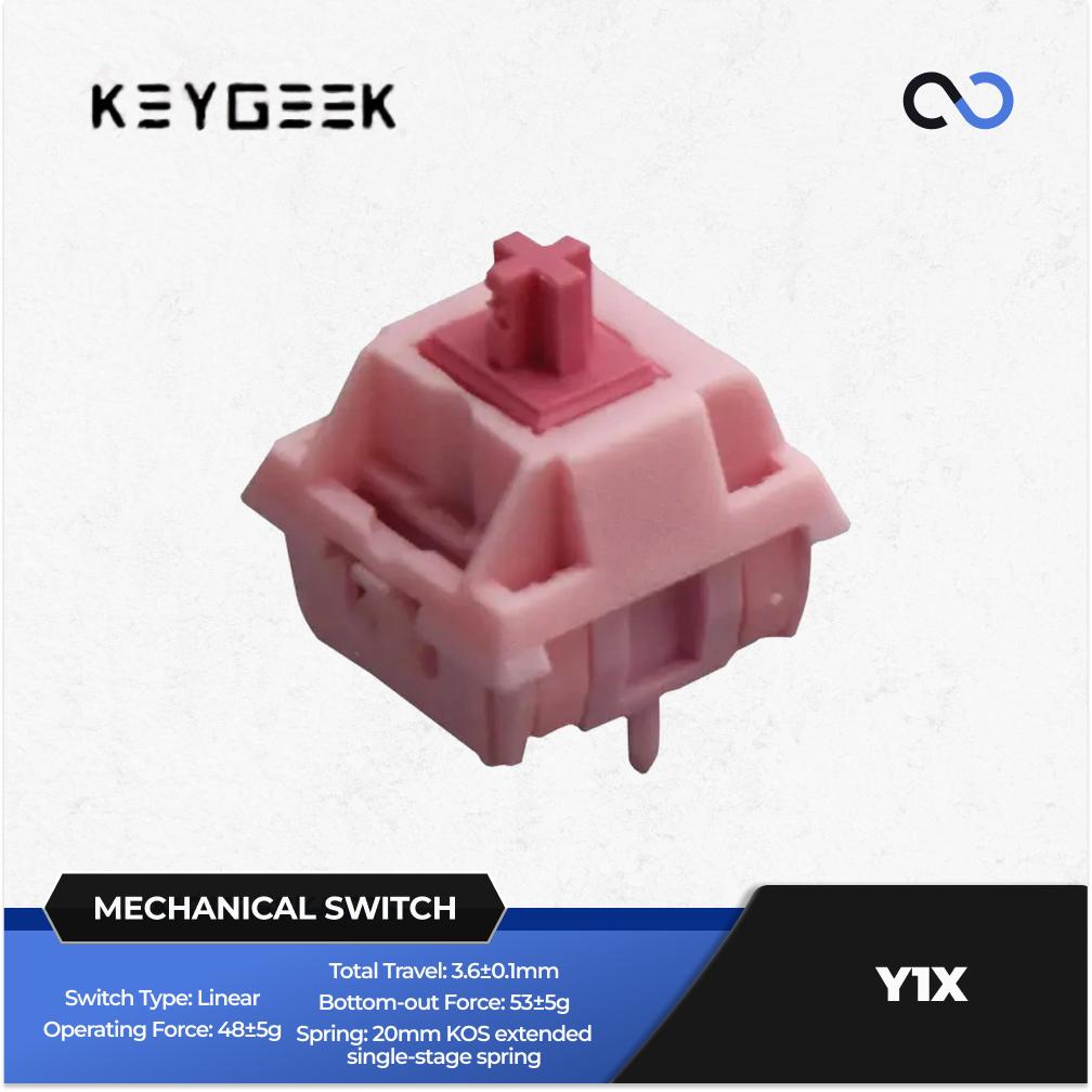 Keygeek Y1X Mechanical Keyboard PCB Mount Switch (Linear) By MZ Studio