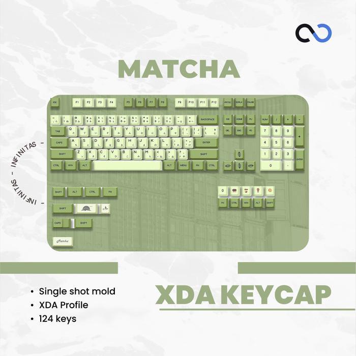 Keycaps PBT Matcha XDA Profile Keycap