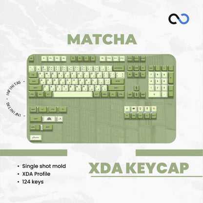Keycaps PBT Matcha XDA Profile Keycap
