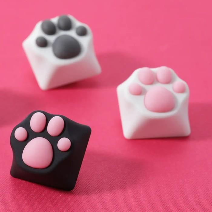 ZOMO Cat Paw Multi Color ABS+Silicone Keycap (Orange Cat) Original