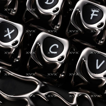 XVX Venom Keycaps OEM Profile Electroplating ABS PC Keycap 120-Keys