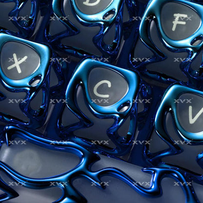 XVX Venom Keycaps OEM Profile Electroplating ABS PC Keycap 120-Keys
