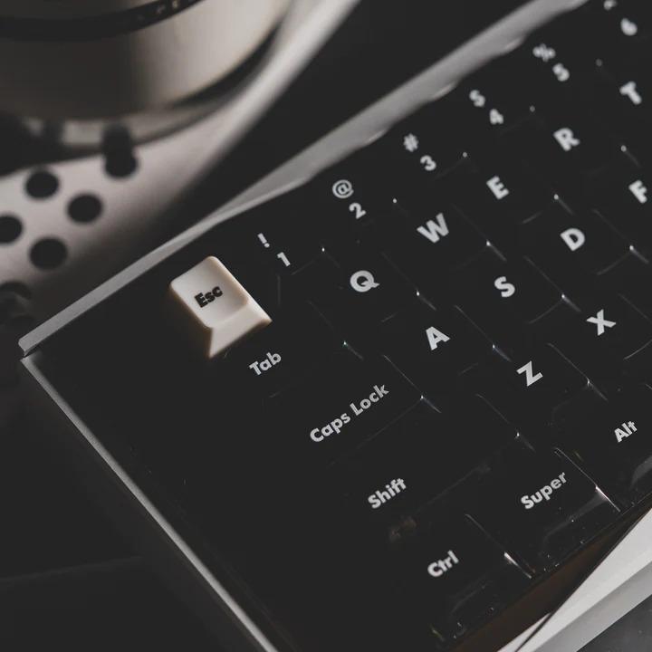 LeleLab Supsup Black / Super X Black Transparent Keycaps Cherry Profile UV Printed ABS Keycap 138-Keys