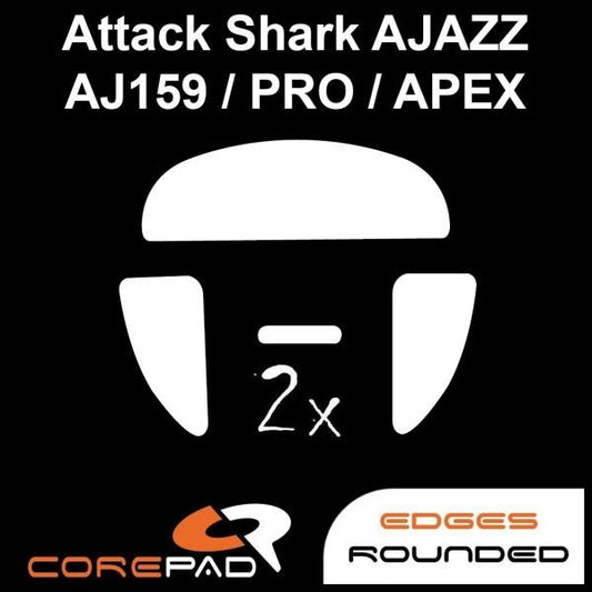 Corepad PRO Ajazz AJ159 Series PTFE Gaming Mouse Feet (Speed-Hybrid)
