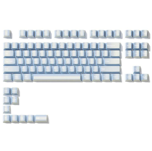 XVX Pearlescent Blue Keycaps Cherry Profile Dye-sub PBT Keycap 97-Keys