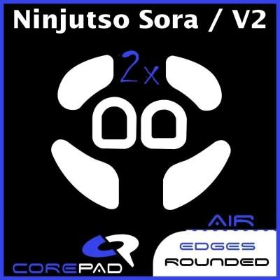 Corepad AIR Ninjutso Sora V2 PTFE Mouse Feet / Mouse Skate for Cloth Mouse pad (Speed)