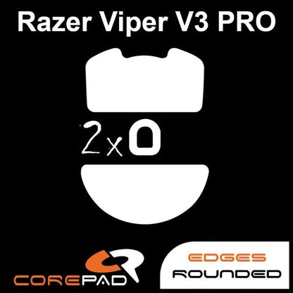 Corepad PRO Razer Viper V3 Pro PTFE Gaming Mouse Feet (Speed-Hybrid)