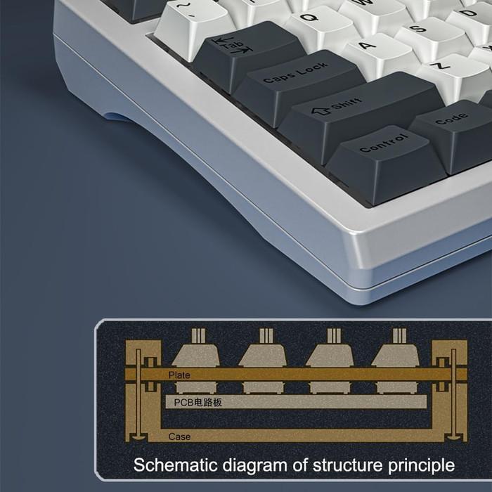 Darmoshark K8 / K-8 3 Mode Gasket Mount 75% Mechanical Keyboard