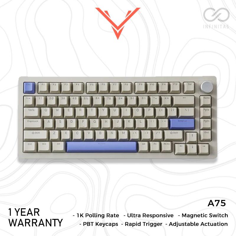 Drunkdeer A75 Hall Effect 75% Keyboard Rapid Trigger Wooting Clone