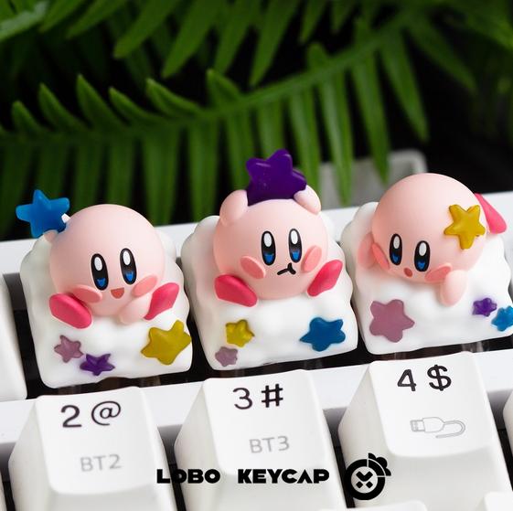 Lobo Kirby Pokemon Anime Game Artisan Keycaps Resin Keycap