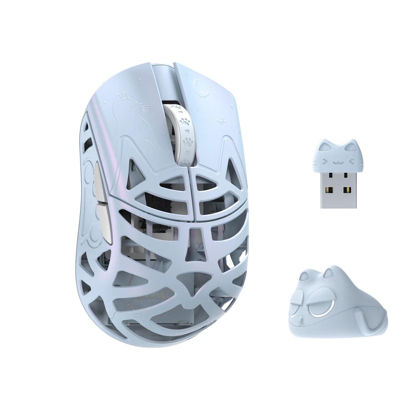 WLMouse Miao 8k Wireless Ultra Light Magnesium PAW3950 HS Finger tip Gaming Mouse
