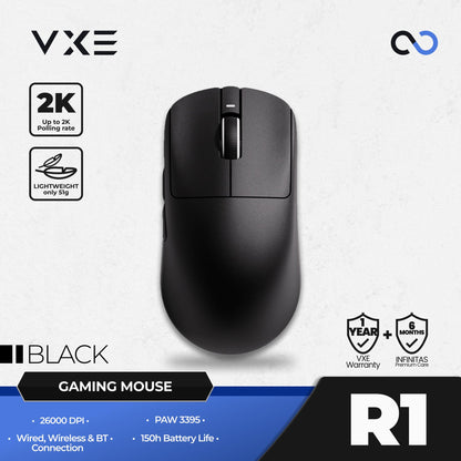 VGN VXE R1 2K Wireless Light Weight Gaming Mouse