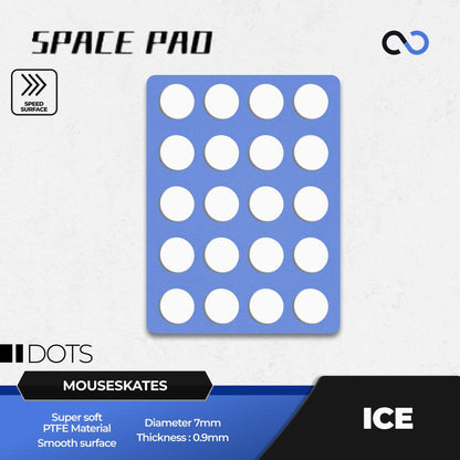 Spacepad Ice Dots Universal Gaming Mouse Feet / Mouse Skate PTFE (Speed)