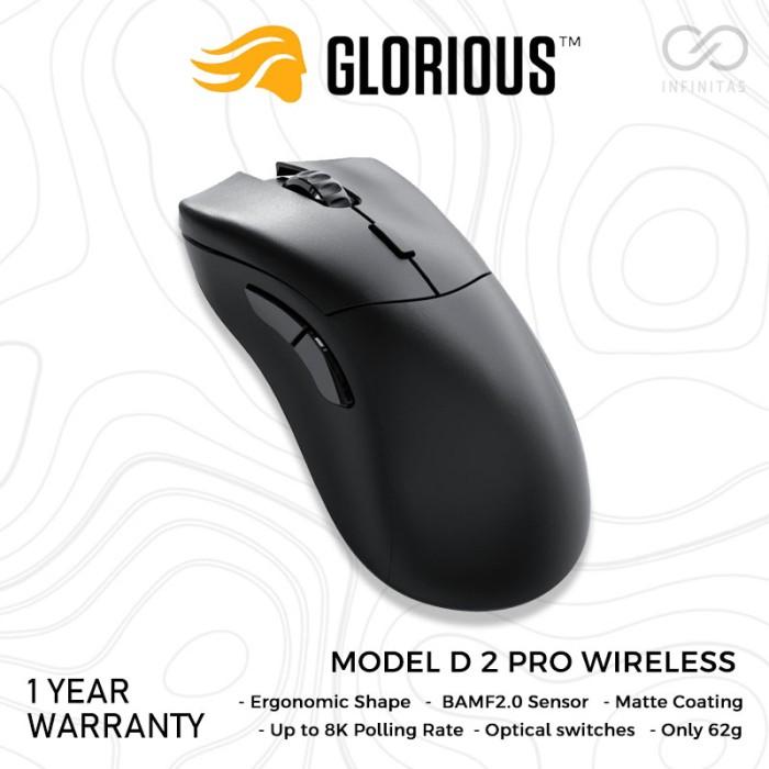Glorious Model D2 Pro / D 2 Pro 4K/8k Light Weight Gaming Mouse