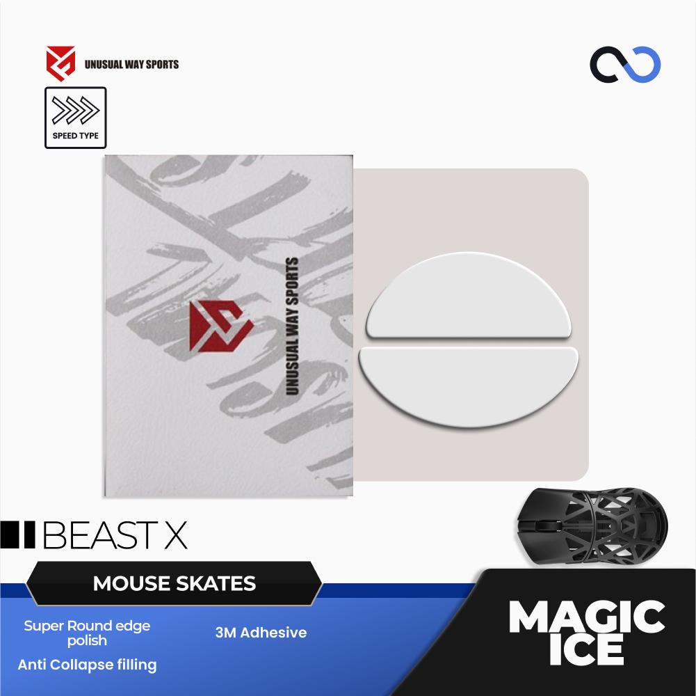 Unusual Way Sports Magic ICE WLMouse Beast X Mouse Feet / Mouse Skate PTFE (Speed)