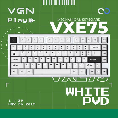 VGN VXE75 / VXE 75 Hotswap Gasket Wireless 75% Alu Mechanical Keyboard