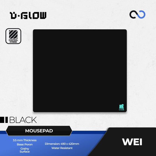 D-Glow Wei SCR Base Gaming Mousepad (Control-Hybrid) Zowie GT-R Clone