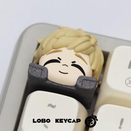 Lobo Laios Dungeon Meshi Anime Theme Artisan Keycaps Resin Keycap