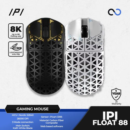 IPI Float 88 8k Wireless Ultra Light Carbon Fiber Gaming Mouse