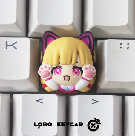 Lobo Momoi Blue Archive Theme Artisan Keycaps Resin Keycap