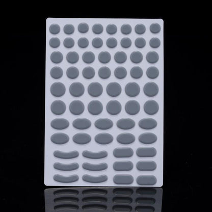 TBTL BTL V2 Rock Gray Dots Universal Mouse Feet / Mouse Skate PTFE for Cloth Mouse pad (Speed)
