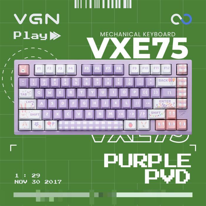 VGN VXE75 / VXE 75 Hotswap Gasket Wireless 75% Alu Mechanical Keyboard
