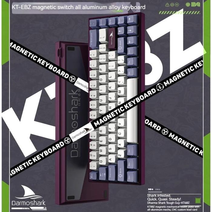 Darmoshark KT68Z / KT-68Z Hall Effect 65% Alu Keyboard Rapid Trigger Wooting